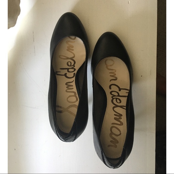 Sam Edelman black leather 3 inch heels Size 5.5 - Picture 4 of 4